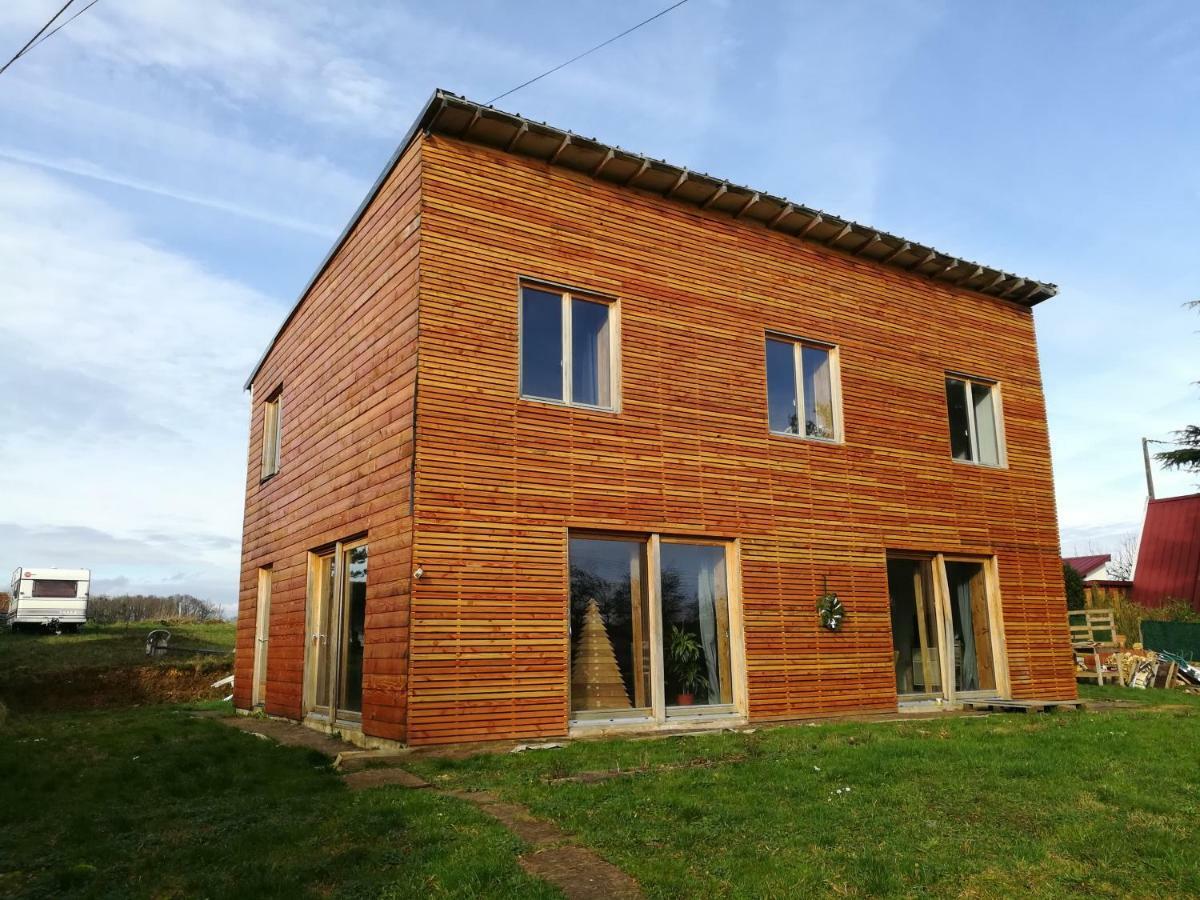 Maison Ecologique En Paille La Chapelle-Enchérie Exterior foto